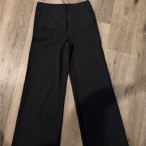 Theory Black Wide Leg Women's Pants